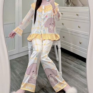 Tiểu thư LATIN CỔ truyen thong NHÉ CẢ NHÀ Bộ Đồ Ngủ Nữ Pijama Đồ Mặc Nhà Latin Cao Cấp giá sỉ