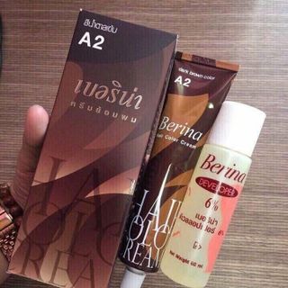 Thuốc Nhuộm Tóc Berina Thái Lan 60g ( màu nâu / đen/ nâu đỏ )