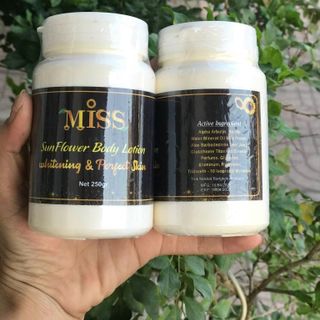 Kem kích trắng Dưỡng Trắng Body Miss Sunflower Thái Lan 250gram