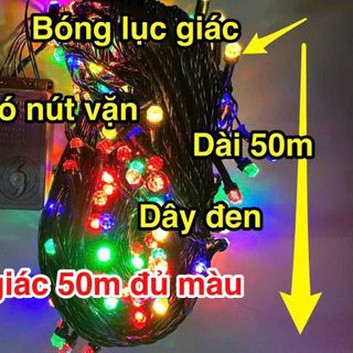 DÂY ĐÈN LED TRANG TRÍ 50M NHIỀU MÀU giá sỉ