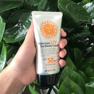 Kem Chống Nắng 3W Clinic Intensive UV Sunblock Cream SPF50+ PA+++