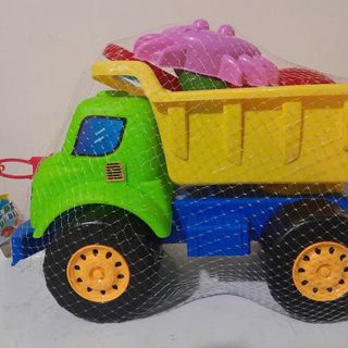 Đồ chơi trẻ em túi xe ben đi biển chơi cát