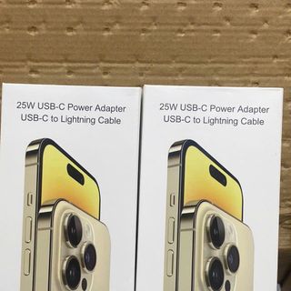Bộ sạc nhanh 25W Hộp Vàng typc C to Lightning Áp dụng cho các dòng 14Promax trở lại