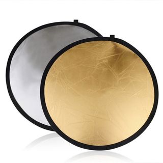 Tấm Hắt Sáng 2in1 Tròn KT 30-110cm - Miếng Bạt Phản Quang Chụp Ảnh & Quay Phim Studio