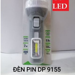 ĐÈN PIN SẠC CẦM TAY LED COB DP 9155