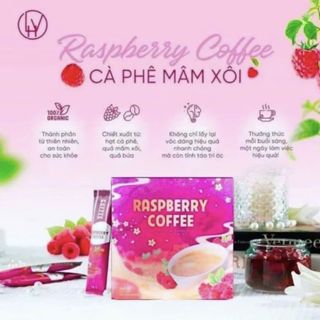 Cà Phê Mâm Xôi Giảm Cân Raspberry Coffee Chính Hãng, giảm cân cấp tốc 4-6kg trong vòng 1 tháng, hộp 15 gói giá sỉ