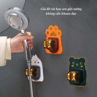 Giá đỡ treo vòi hoa sen dán tường HT Shop nhiều màu sắc DN055