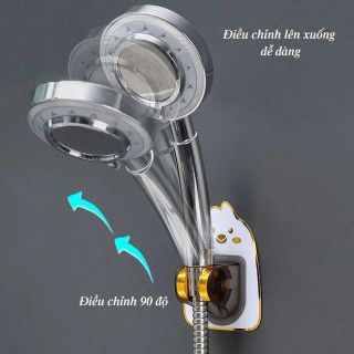 Giá đỡ treo vòi hoa sen dán tường HT Shop nhiều màu sắc DN055