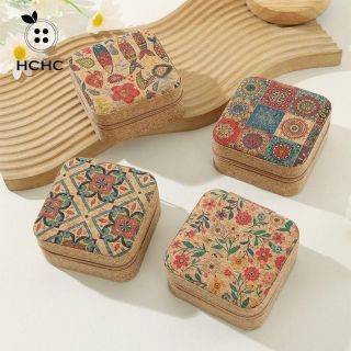 Hộp đựng đồ trang sức nút chai, Hộp đựng bông tai di động cổ điển, Quà tặng Hoa Bohemia Retro Vòng cổ Hộp đựng du lịch giá sỉ