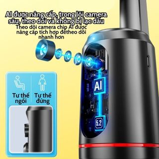 Gimbal Q02 360° Tự Động Xoay Chống Rung cho Điện Thoại - Hoàn Hảo cho Vlog & Livestream