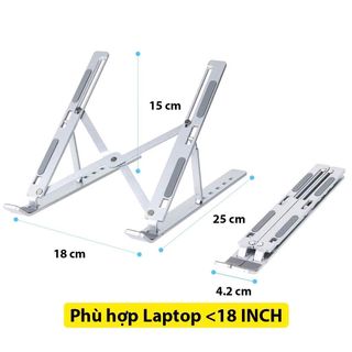 Giá Đỡ Laptop Nhôm Điều Chỉnh 7 Nấc N7 - Tản Nhiệt Hiệu Quả giá sỉ