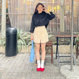 [SHOPPUMI] QUẦN SHORT NGẮN TÂY NỮ 3 MÀU SML PUMI 11353