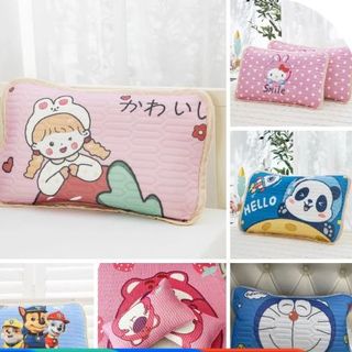 Gối Điều Hòa Cao Su Non cho Bé Gối Nằm Cho Bé Sơ Sinh Chất Liệu Tencel Vỏ Cao Su Tự Nhiên Mềm Mịn Kích Thước 30 x 55 cm