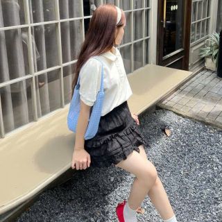 [SHOPPUMI] CHÂN VÁY HẠT THÔ 2 MÀU FREESIZE PUMI 16254