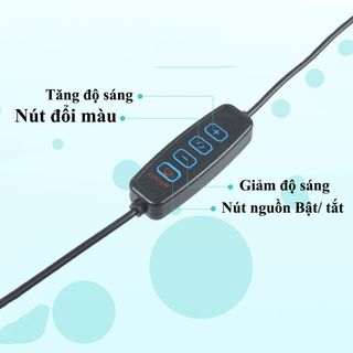 Đèn Livestream LED 3 Màu - Kích thước 26cm, 30cm, 33cm, 36cm, 45cm, 54cm