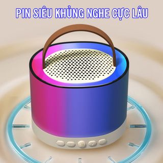 Loa Bluetooth Karaoke Mini K52 công suất 10W kèm 2 micro không dây, loa hát karaoke mini bluetooth 2 mic âm thanh hay
