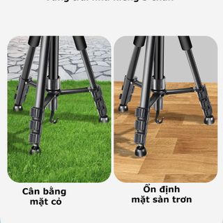 Tripod Đa Năng 360 Độ Điều Chỉnh Cao 170cm Cho Điện Thoại & Máy Ảnh