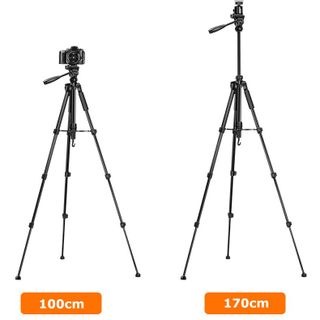 Tripod Đa Năng 360 Độ Điều Chỉnh Cao 170cm Cho Điện Thoại & Máy Ảnh
