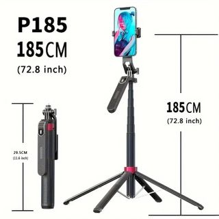 Gậy Chụp Ảnh Selfie 4 Chân P185 - Tripod 360 Độ Kéo Dài 180cm giá sỉ