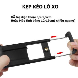 Kẹp K2 Đa Năng Hỗ Trợ Quay Video & Chụp Ảnh Livestream cho iPad và Điện Thoại