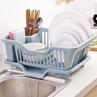 Rổ úp bát có khay thoát nước