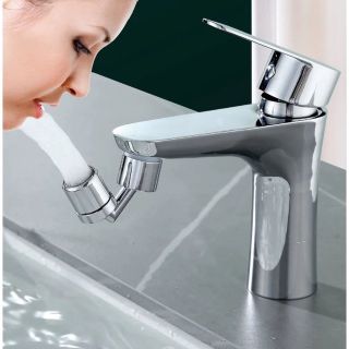 ĐẦU NỐI TĂNG ÁP VÒI NƯỚC bồn rửa chén bát bồn lavabo rửa mặt (Xoay 720 độ) thiết kế thông minh với 2 chế độ nước chảy