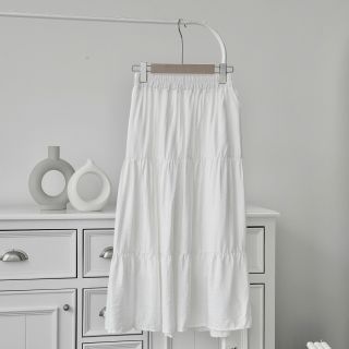 [SHOPPUMI] CHÂN VÁY MAXI ĐŨI XÒE TẦNG CÓ LỚP LÓT LƯNG THUN 3 MÀU FREESIZE PUMI 15786