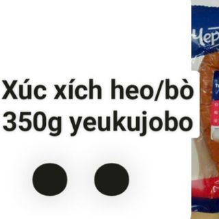 Xúc xích heo/bò 350g jobo nhập khẩu Nga