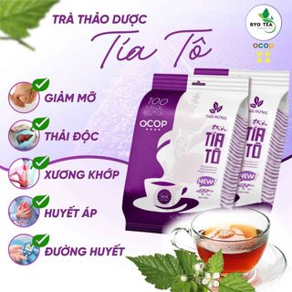 Trà tía tô An Thái Hưng 7 vị giúp giảm đau xương khớp, hạ và ổn định acid uric, tăng sức đề kháng, đẹp da