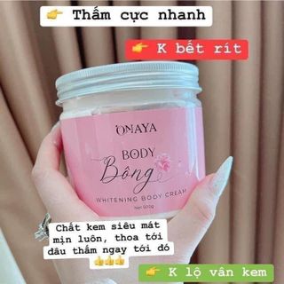 Kem Body Bông, Kem Bông ONAYA Dưỡng Trắng Da - vừa 250gr giá sỉ