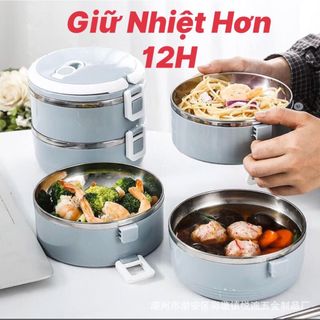 HỘP CƠM GIỮ NHIỆT LÚA MẠCH 2 TẦNG
