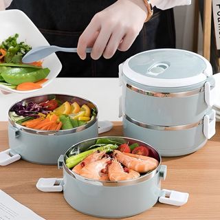 HỘP CƠM GIỮ NHIỆT LÚA MẠCH 2 TẦNG