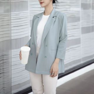ÁO BLAZER FORM RỘNG CƠ BẢN AB0363