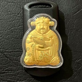 Sỉ Thỏi Ông Thần Tài Mạ Vàng Kèm Túi Phúc Lộc May Mắn