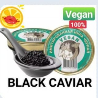 Trứng cá hồi/tầm chay vegan 100% lọ 100g nhập khẩu Nga giá sỉ