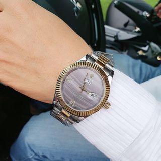 SALE ĐỒNG HỒ NAM NỮ RÔ LE DÂY ĐÚC ĐẶC MẶT CÓ LỊCH THỨ 5