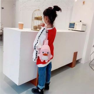 Túi Đeo Chéo Cho Bé Đi Chơi Kích Thước 20*14*7cm Mẫu Vịt
