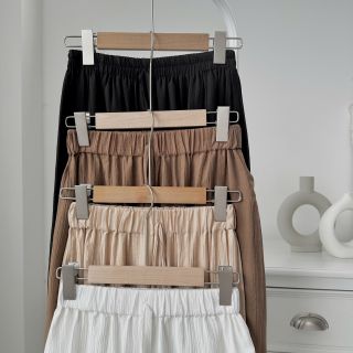[SHOPPUMI] QUẦN SUÔNG TƠ LƯNG THUN CỘT DÂY NHIỀU MÀU FREESIZE PUMI 15487