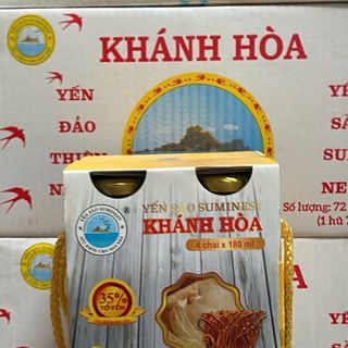 Yến đông trùng hạ thảo khánh hoà ( lốc x 4 chai x 180ml) giá sỉ