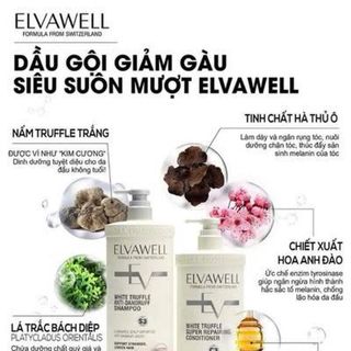 Cặp dầu gội xả ELVAWELL - Vàng ( 1000ml ) giá sỉ