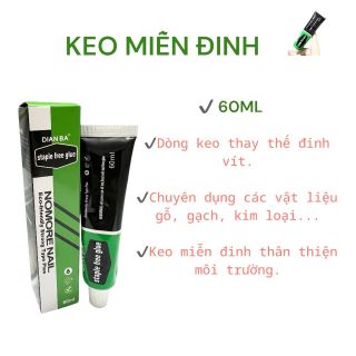 Keo Miễn Đinh Đa Năng 60ml - Thay Thế Đinh Vít Cho Gỗ, Bê Tông, Kim Loại Và Nhựa giá sỉ