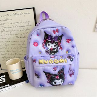 Balo Trẻ Em Đi Học Mầm Non Hoạ Tiết 3D Hoạt Hình Kuromi ,MeloDy Siêu Đáng yêu