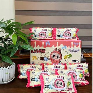 Giấy Ướt Phú Đạt Labubu (Thùng 32 Gói)