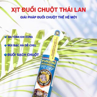 Xịt Đuổi Chuột Thảo Dược Thái Lan, An Toàn Lành Tính Đối Với Người Và Vật Nuôi. giá sỉ