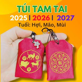 Túi Tam Tai tuổi Hợi Mão Mùi 2025-2026-2027, Sỉ túi Giải Hạn Tam Tai năm 2025