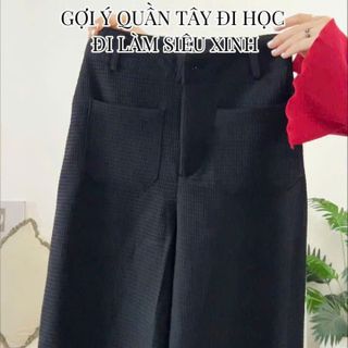 [SHOPPUMI] THỜI TRANG NỮ QUẦN TỔ ONG 2 TÚI TRẮNG/XANH/ĐEN/NÂU/ĐỎ SML 15756