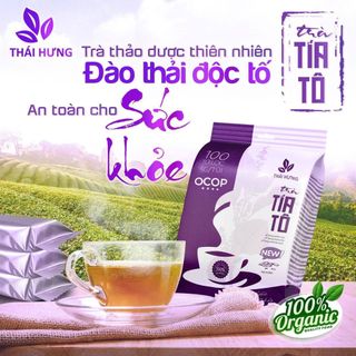 Trà tía tô An Thái Hưng 7 vị giúp giảm đau xương khớp, hạ và ổn định acid uric, tăng sức đề kháng, đẹp da