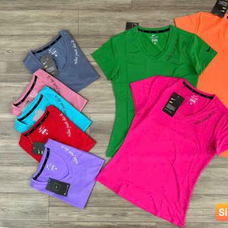 Áo thun poly chính phẩm ,thoáng mát, trơn láng, co giãn thoải mái Size : M L Xl XXL 10 màu Sẵn kho