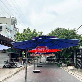 Dù che ngoài trời giá rẻ dù lệch tâm tròn 3m8 giá xưởng sản xuất