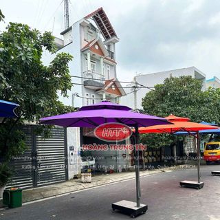 Dù che ngoài trời giá rẻ dù lệch tâm tròn 3m8 giá xưởng sản xuất
